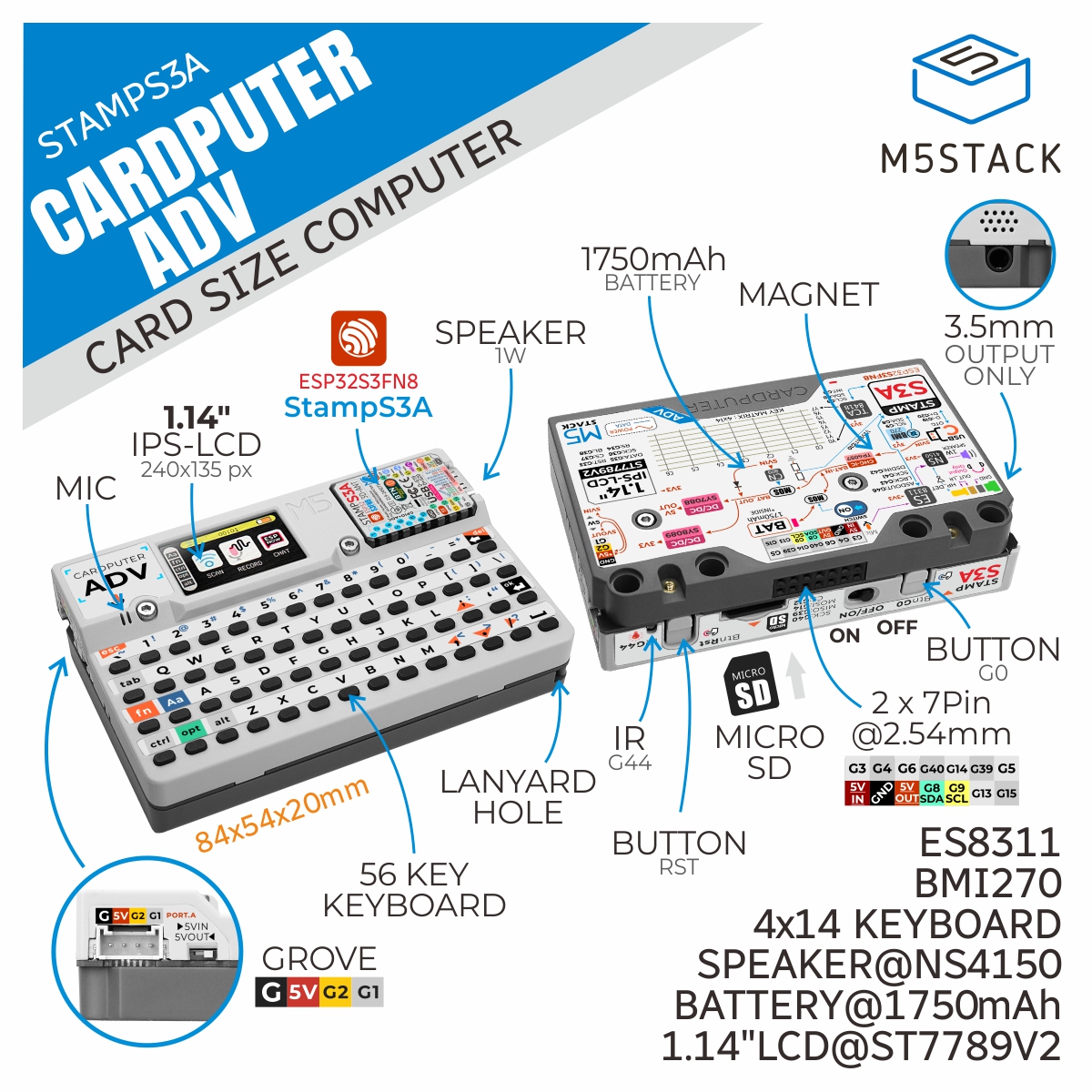 M5Stack Cardputer ADV