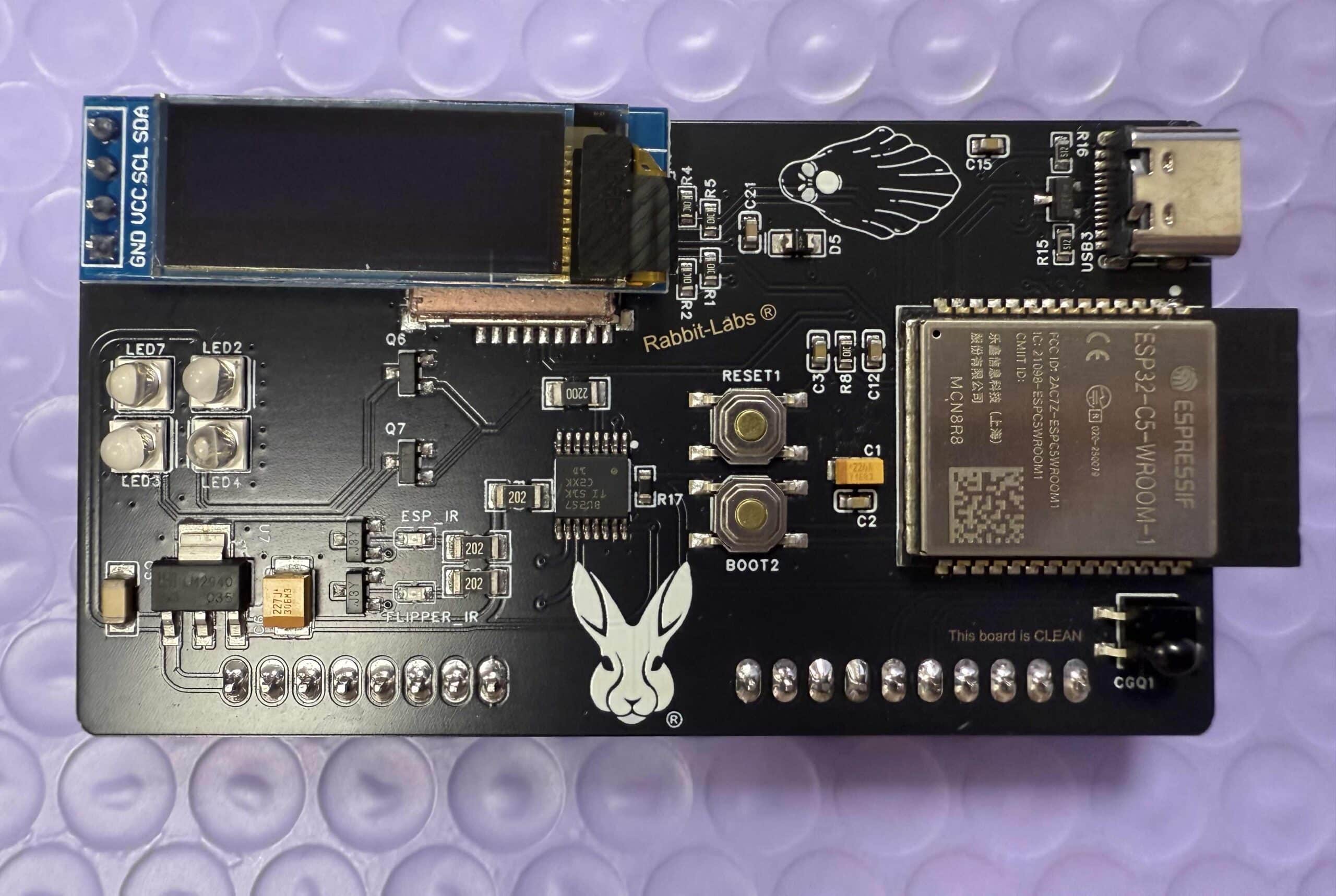 Rabbit-Labs Poltergeist 5Ghz WiFi Board